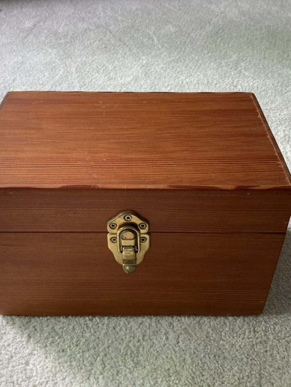Vintage Wooden Jewelry Box